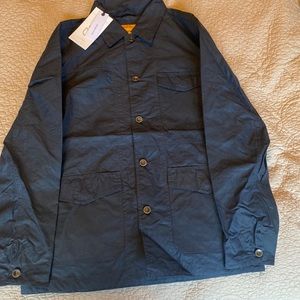 Taylor Stitch- The Task Jacket inWaxed Navy. Brand new with tags attached!